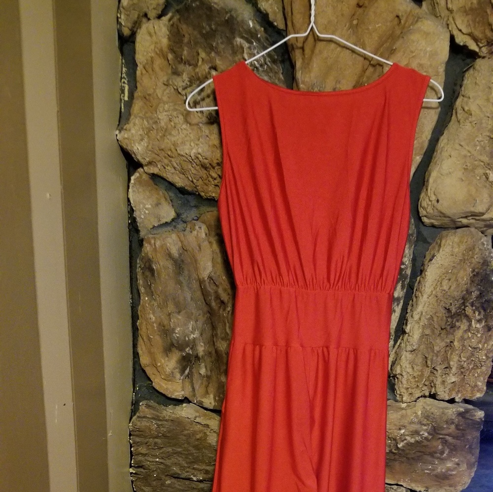 Red body suit